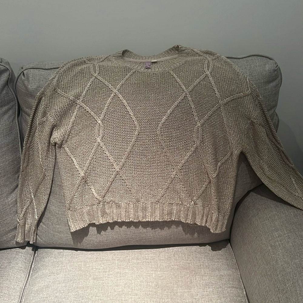 Beige lightweight sweater